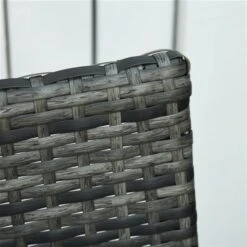 Ensemble De Mobilier Extérieur Outsunny En Osier Gris Avec Coussins Gris Inclus, 3 Pièces -Outsunny 331014276 AlternateImage6 l