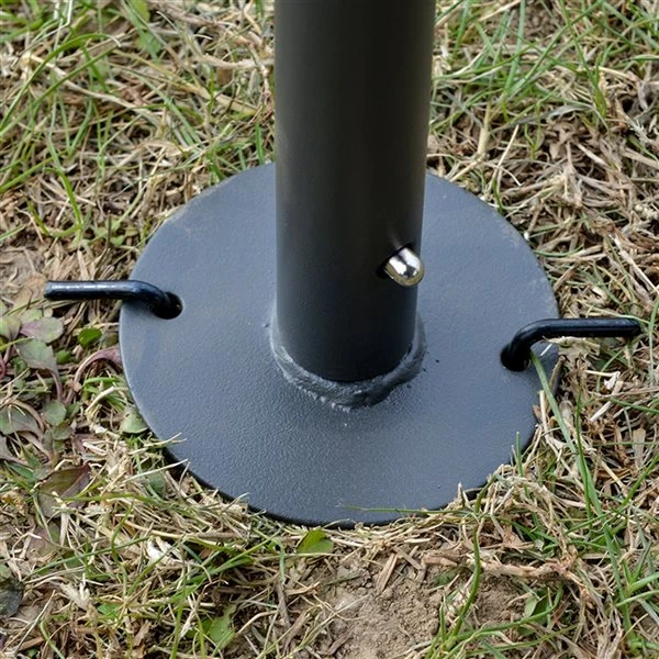 Abri De Jardin Outsunny En Métal Rectangulaire Gris De 13 Pi X 10 Pi Avec Toit En Polyester 6 Abri De Jardin Outsunny En Métal Rectangulaire Gris De 13 Pi X 10 Pi Avec Toit En Polyester – Image 4