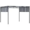Pergola Autoportante Outsunny En Métal Gris Foncé De 10 Pi X 10 Pi, Auvent Inclus 1 Pergola Autoportante Outsunny En Métal Gris Foncé De 10 Pi X 10 Pi, Auvent Inclus -Outsunny 331014296 MainImage 001 l