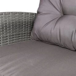 Ensemble De Mobilier Extérieur Outsunny En Osier Gris Avec Coussins Gris Inclus, 4 Pièces 11 Ensemble De Mobilier Extérieur Outsunny En Osier Gris Avec Coussins Gris Inclus, 4 Pièces -Outsunny 331014332 AlternateImage6 l