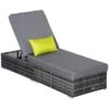 Chaise Longue Outsunny En Osier Et Métal Gris Avec Siège Coussiné Gris 1 Chaise Longue Outsunny En Osier Et Métal Gris Avec Siège Coussiné Gris -Outsunny 331014345 MainImage 001 l