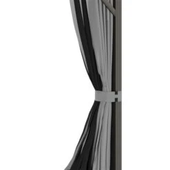 Abri De Jardin Outsunny En Métal Rectangulaire Noir De 10 Pi X 12 Pi Avec Toit En Acier 10 Abri De Jardin Outsunny En Métal Rectangulaire Noir De 10 Pi X 12 Pi Avec Toit En Acier -Outsunny 331014347 AlternateImage3 l