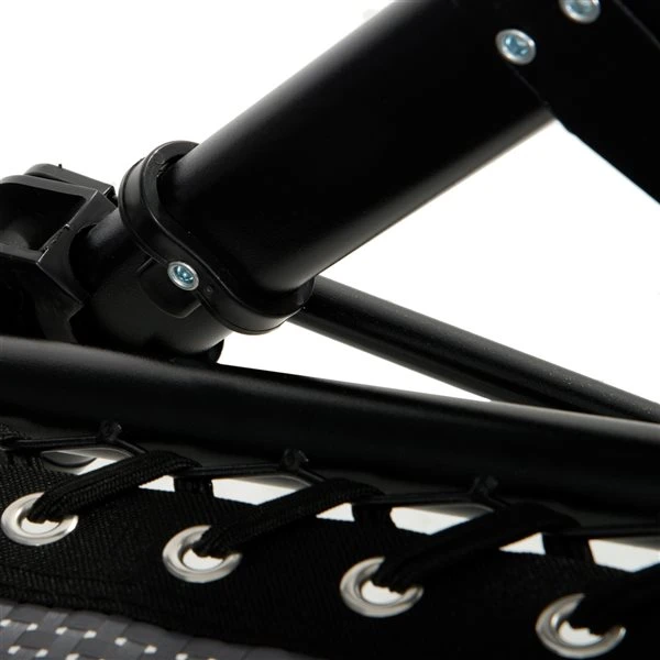 Fauteuil à Posture Zéro-gravité Outsunny En Métal Noir Avec Siège Maillé Gris 6 Fauteuil à Posture Zéro-gravité Outsunny En Métal Noir Avec Siège Maillé Gris – Image 4