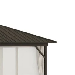 Abri De Jardin Permanent Outsunny Rectangulaire En Métal Beige De 11,9 Pi X 9,8 Pi Avec Toit En Acier 10 Abri De Jardin Permanent Outsunny Rectangulaire En Métal Beige De 11,9 Pi X 9,8 Pi Avec Toit En Acier -Outsunny 331025380 AlternateImage3 l