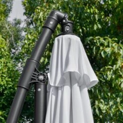 OUTSUNNY Parasol Suspendu Ousunny à Manivelle De 9 Pi Avec Base Incluse -Outsunny 331025381 AlternateImage7 l