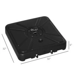 Base De Parasol Outsunny Noire Avec Roulettes -Outsunny 331025384 AlternateImage2 l