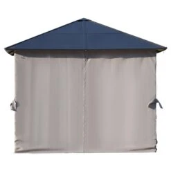 Abri De Jardin Permanent Outsunny Carré En Métal Noir Et Gris Foncé De 9,8 Pi X 9,8 Pi Avec Toit En Polycarbonate 10 Abri De Jardin Permanent Outsunny Carré En Métal Noir Et Gris Foncé De 9,8 Pi X 9,8 Pi Avec Toit En Polycarbonate -Outsunny 331025391 AlternateImage3 l