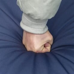 Causeuse D'extérieur Outsunny En Rotin Avec Coussins Bleu Marine -Outsunny 331025395 AlternateImage4 l