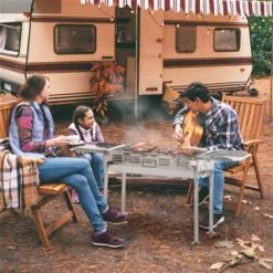 Gril à Charbon Outsunny Argent De 26,25 Po -Outsunny 331025398 AlternateImage3 l