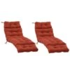 Coussins De Chaise Longue Outsunny Rouges, 2 Pièces -Outsunny 331025409 MainImage 001 l