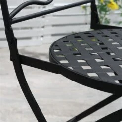 Ensemble Pour Le Patio Outsunny De Style Bistro Avec Cadre En Acier Noir Avec Dessus De Table En Mosaïque Verte, 3 Pièces 11 Ensemble Pour Le Patio Outsunny De Style Bistro Avec Cadre En Acier Noir Avec Dessus De Table En Mosaïque Verte, 3 Pièces -Outsunny 331025411 AlternateImage7 l