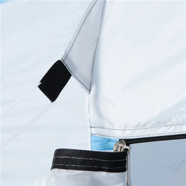 Tente De Douche Outsunny En Polyester Bleu Avec Sac De Transport 6 Tente De Douche Outsunny En Polyester Bleu Avec Sac De Transport – Image 4