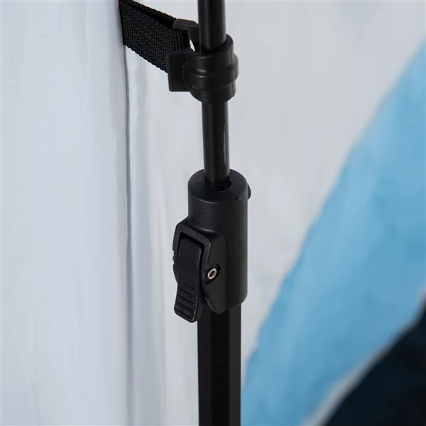 Tente De Douche Outsunny En Polyester Bleu Avec Sac De Transport 7 Tente De Douche Outsunny En Polyester Bleu Avec Sac De Transport – Image 5