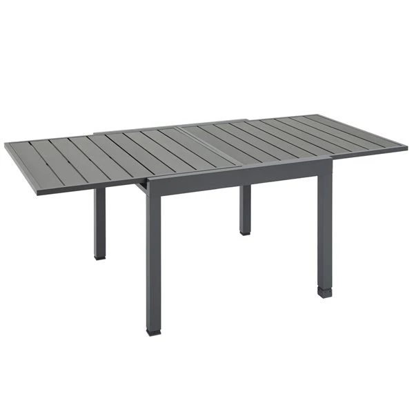 Table De Salle à Manger Extensible D'extérieur Outsunny Rectangulaire Grise De 35,5 Po L. X 70,75 Po L. 3 Table De Salle à Manger Extensible D'extérieur Outsunny Rectangulaire Grise De 35,5 Po L. X 70,75 Po L.
