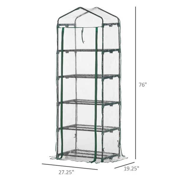 Serre Outsunny De 2,27 Pi L. X 1,6 Pi L. X 6,33 Pi H. 5 Serre Outsunny De 2,27 Pi L. X 1,6 Pi L. X 6,33 Pi H. – Image 3