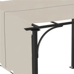 Pergola Autoportante Outsunny En Métal Noir De 9,8 Pi L. X 9,8 Pi L. X 7,4 Pi H. Avec Auvent Inclus 8 Pergola Autoportante Outsunny En Métal Noir De 9,8 Pi L. X 9,8 Pi L. X 7,4 Pi H. Avec Auvent Inclus -Outsunny 331025455 AlternateImage6 l