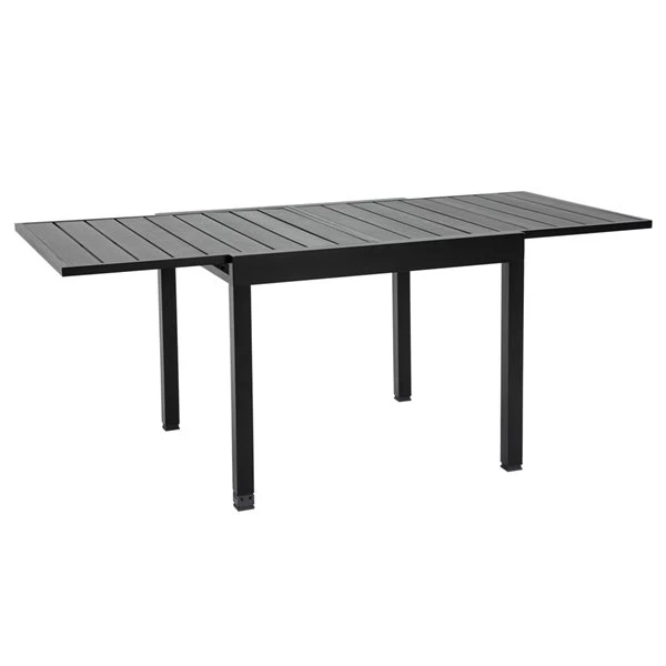 Table De Salle à Manger Extensible D'extérieur Outsunny Rectangulaire Noire De 35,5 Po L. X 70,75 Po L. 3 Table De Salle à Manger Extensible D'extérieur Outsunny Rectangulaire Noire De 35,5 Po L. X 70,75 Po L.