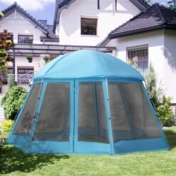 Tente à Moustiquaire Outsunny En Polyester Bleu 9 Tente à Moustiquaire Outsunny En Polyester Bleu -Outsunny 331025472 AlternateImage3 l