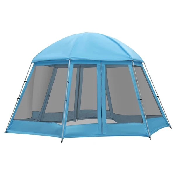 Tente à Moustiquaire Outsunny En Polyester Bleu 3 Tente à Moustiquaire Outsunny En Polyester Bleu