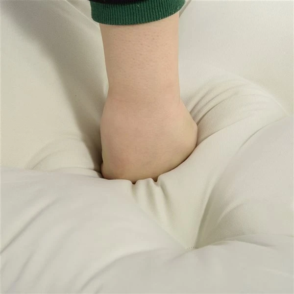 Coussins De Chaise Longue Outsunny Blancs, 2 Pièces 6 Coussins De Chaise Longue Outsunny Blancs, 2 Pièces – Image 4