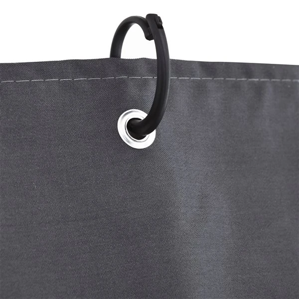 Moustiquaires Pour Abri De Jardin Outsunny Gris Foncé Avec Crochets 5 Moustiquaires Pour Abri De Jardin Outsunny Gris Foncé Avec Crochets – Image 3