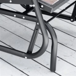 Fauteuil Coulissant D'extérieur Brun En Acier à 1 Place Par Outsunny 10 Fauteuil Coulissant D'extérieur Brun En Acier à 1 Place Par Outsunny -Outsunny 331026129 AlternateImage3 l