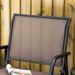 Fauteuil Coulissant D'extérieur Brun En Acier à 1 Place Par Outsunny 11 Fauteuil Coulissant D'extérieur Brun En Acier à 1 Place Par Outsunny -Outsunny 331026129 AlternateImage6 l