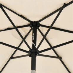 Ensemble à Dîner Extérieur Blanc Crémeux Par Outsunny Avec Parasol, 8 Pièces 11 Ensemble à Dîner Extérieur Blanc Crémeux Par Outsunny Avec Parasol, 8 Pièces -Outsunny 331026140 AlternateImage4 l