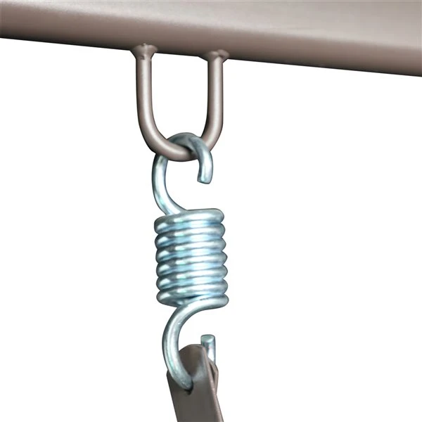 Balancelle De Véranda Noire à 3 Places En Acier Par Outsunny 5 Balancelle De Véranda Noire à 3 Places En Acier Par Outsunny – Image 3