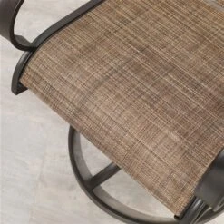 Ensemble De Salle à Manger Extérieur Brun 5 Pièces Par Outsunny Avec Trou Pour Parasol -Outsunny 331044646 AlternateImage6 l