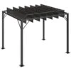 Pergola Extérieure à Persiennes Avec Toit Ajustable 9,5 Pi X 8,2 Pi Par Outsunny 2 Pergola Extérieure à Persiennes Avec Toit Ajustable 9,5 Pi X 8,2 Pi Par Outsunny -Outsunny 331044651 MainImage 001 l