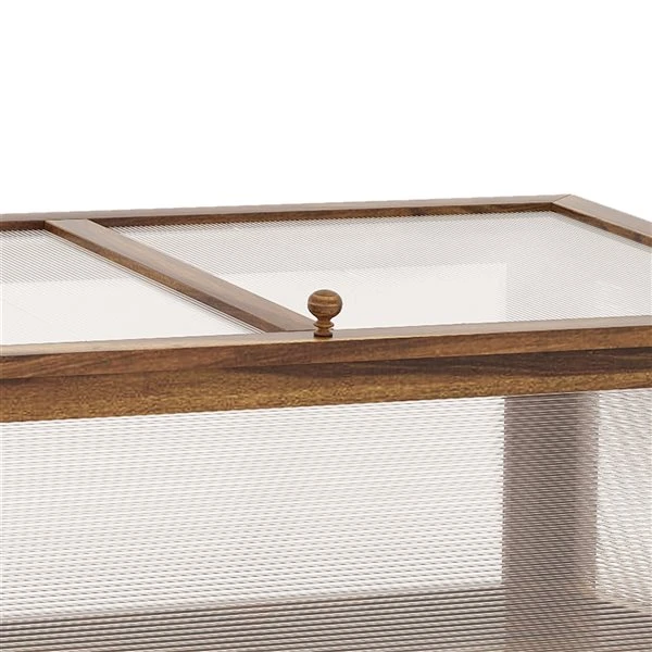 Jardinière Sur Pieds En Bois Avec Tablette Pour Extérieur Par Outsunny 7 Jardinière Sur Pieds En Bois Avec Tablette Pour Extérieur Par Outsunny – Image 5