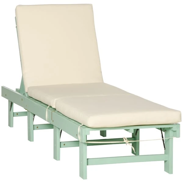 Chaise Longue Inclinable Pliable De Jardin En Bois Vert Part Outsunny 3 Chaise Longue Inclinable Pliable De Jardin En Bois Vert Part Outsunny