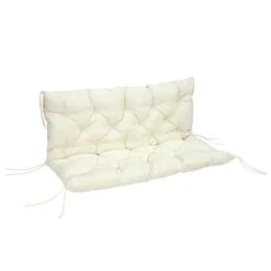 Coussin Beige 2 Places Pour Balancelle De Véranda Par Outsunny