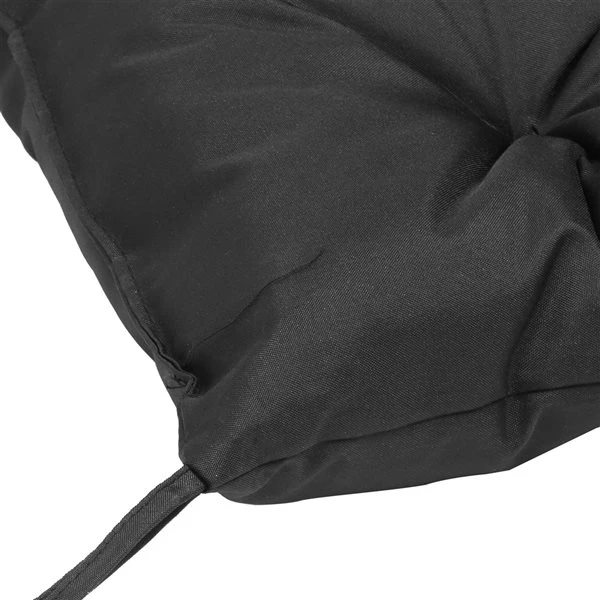 Coussin Noir 2 Places Pour Balancelle De Véranda Par Outsunny 7 Coussin Noir 2 Places Pour Balancelle De Véranda Par Outsunny – Image 5