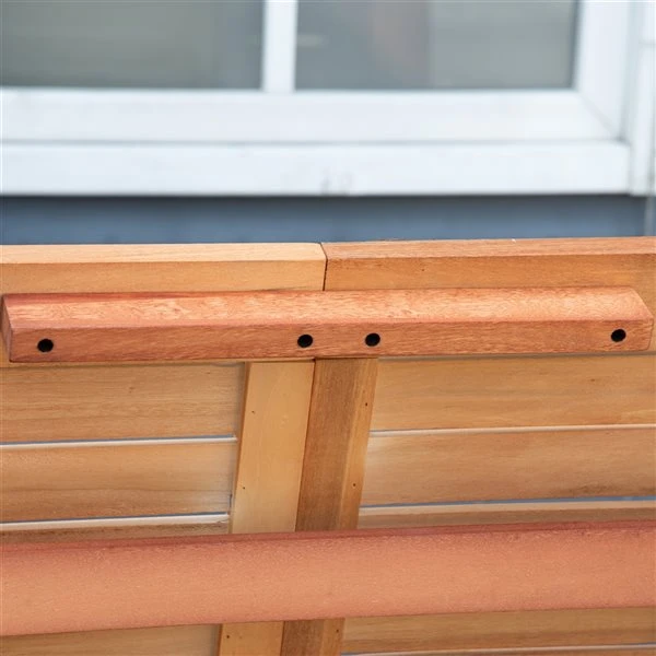 Ensemble De Salle à Manger Extérieur Outsunny En Bois De Peuplier, 5 Pièces 6 Ensemble De Salle à Manger Extérieur Outsunny En Bois De Peuplier, 5 Pièces – Image 4