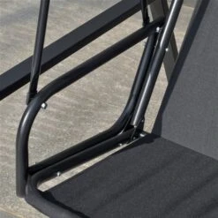 Balancelle De Véranda Outsunny En Acier Noir Pour 2 Personnes 11 Balancelle De Véranda Outsunny En Acier Noir Pour 2 Personnes -Outsunny 331058220 AlternateImage7 l